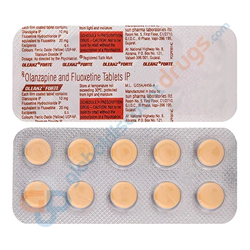 Olanzapine–Fluoxetine-10mg–20mg-Oleanz-Forte-Tablets