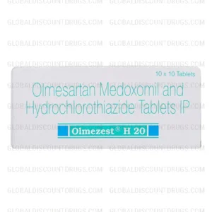 Olmesartan Hydrochlorothiazide 20mg 12.5mg tablets