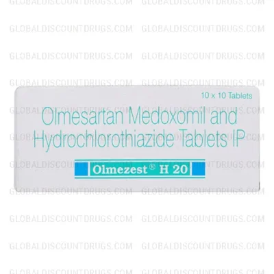 Olmesartan Hydrochlorothiazide 20mg 12.5mg tablets