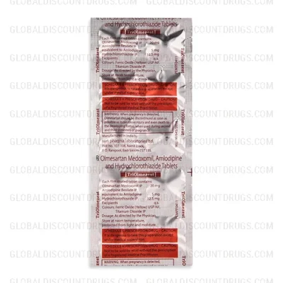 Buy Olmesartan–Amlodipine–Hydrochlorothiazide-20mg–5mg–12.5mg-stri online