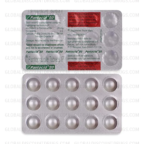 Buy Pantoprazole-20mg-strip online