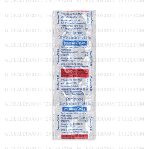 Buy Pramipexole-0.25mg-strip online
