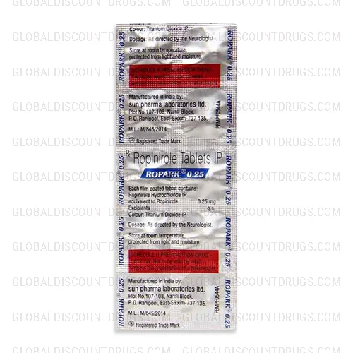 Buy Ropinirole-0.25mg-strip online