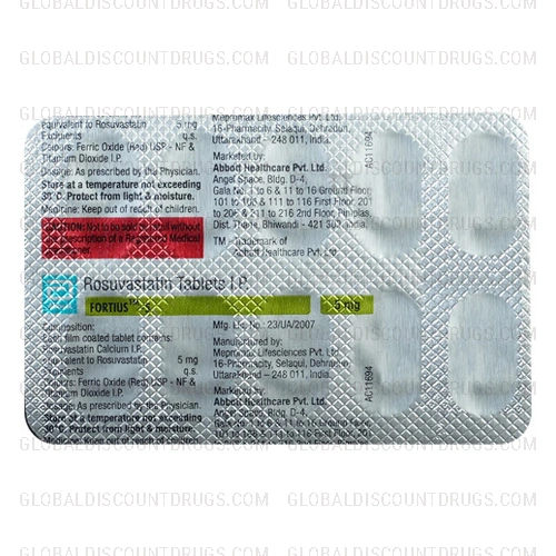 Rosuvastatin 5mg strip