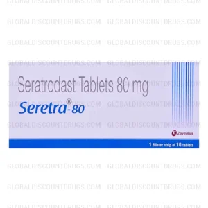 Seratrodast 80mg tablets