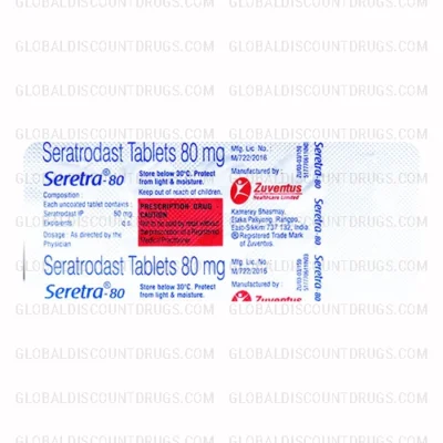 Seratrodast 80mg strip