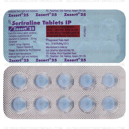 Sertraline 25mg strip