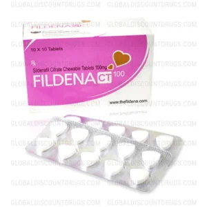 Sildenafil Citrate 100mg CT Tablets (Mint Flavor) tablets