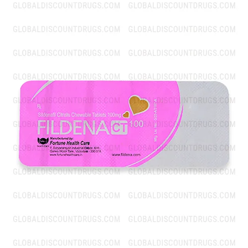 Buy Sildenafil Citrate 100mg CT Tablets (Mint Flavor) strip online