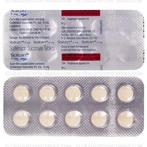 Solifenacin 5mg strip