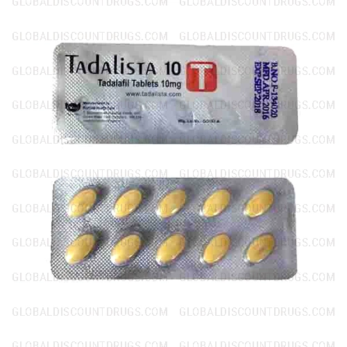 Tadalista 10mg strip