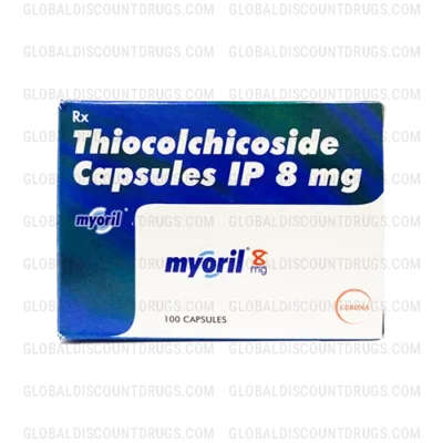 Buy Thiocolchicoside 8mg tablet (Myoril 8mg) online