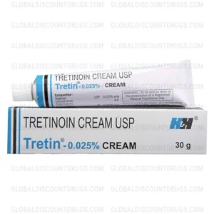 Tretinoin Cream 0.025% 30g tubes