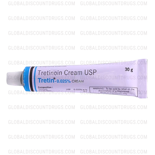 Buy Tretinoin Cream 0.025% 30g tube online