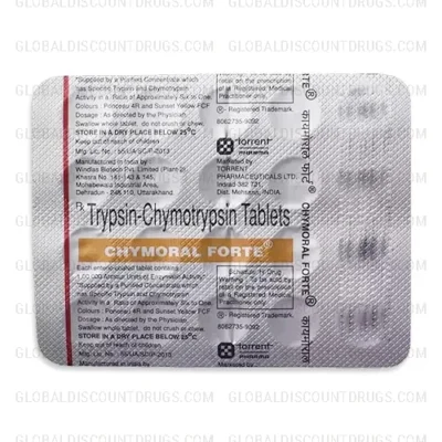 Buy Trypsin-Chymotrypsin-100000-Units-strip online