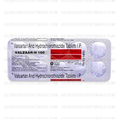 Buy Valsartan-Hydrochlorothiazide-160mg-12.5mg-Valzaar-H-strip online