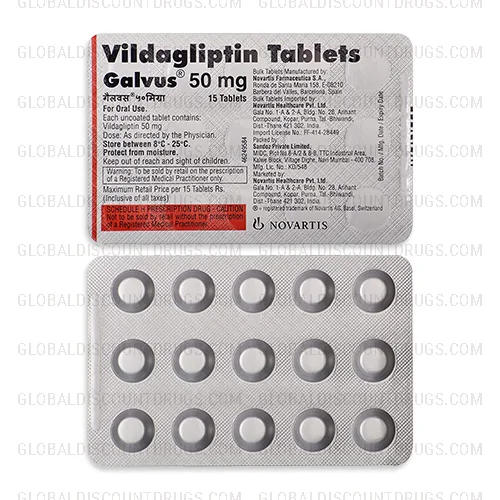 Buy Vildagliptin-50mg-strip online