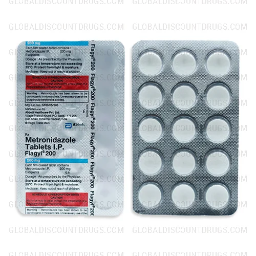 Buy flagyl-metronidazole-200mg-strip online