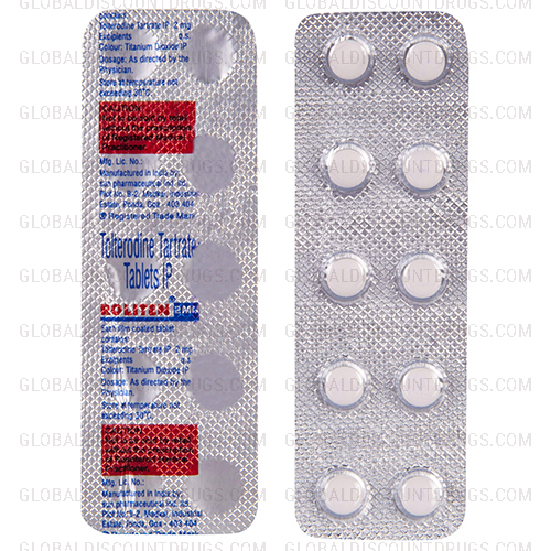 Buy Tolterodine 2mg tablets online