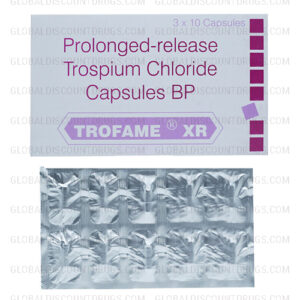 Trospium 60mg XR tablets