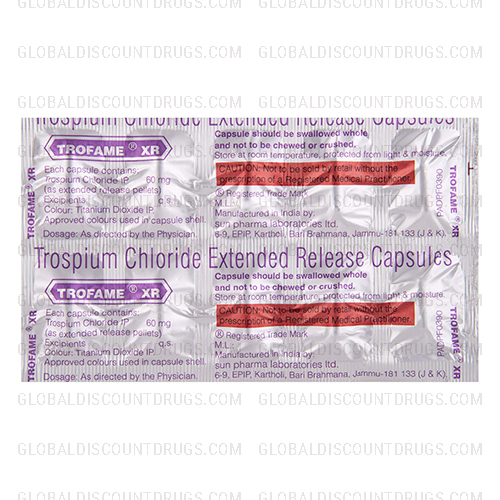 Buy Trospium 60mg XR strip online