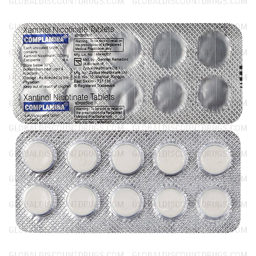 Buy Xantinol Nicotinate 150mg strip online