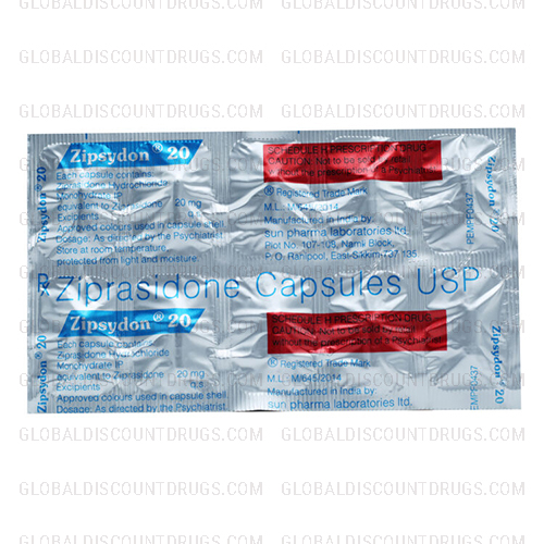 Buy Ziprasidone 20mg strip online