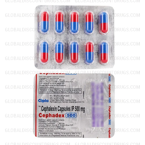 Cephalexin 500mg strip