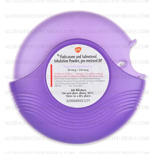 Fluticasone-Salmeterol 250mcg-50mcg accuhaler