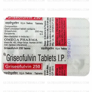 Griseofulvin 250mg strip