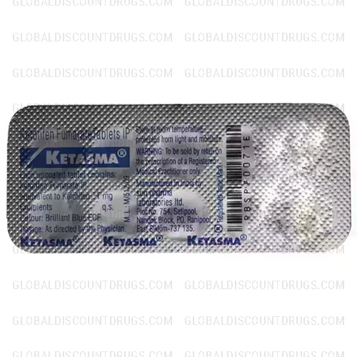 Ketotifen 1mg strip