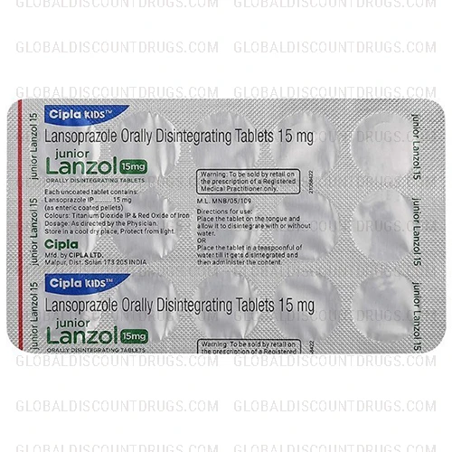 Buy Lansoprazole 15mg strip online