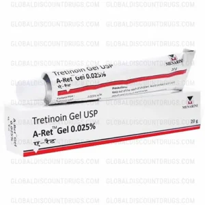 Tretinoin Gel 0.025 20g tubes