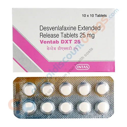 Desvenlafaxine-25mg-ER-table