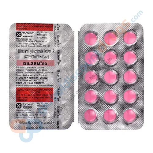 Buy Diltiazem 60mg tablets online