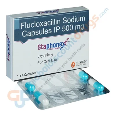 Buy Flucloxacillin Sodium 500mg tablet online