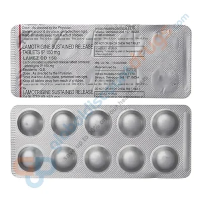 Buy Lamotrigine SR 150mg tablets online