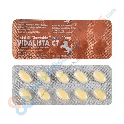 Buy Tadalafil CT 20mg Vidalista CT 20mg tablets online