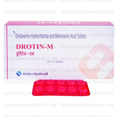 Buy Drotaverine Mefenamic Acid 80mg 250mg online