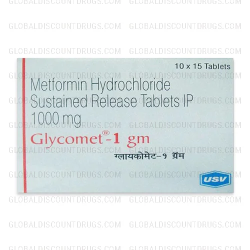 Buy Glycomet-SR-1gm online