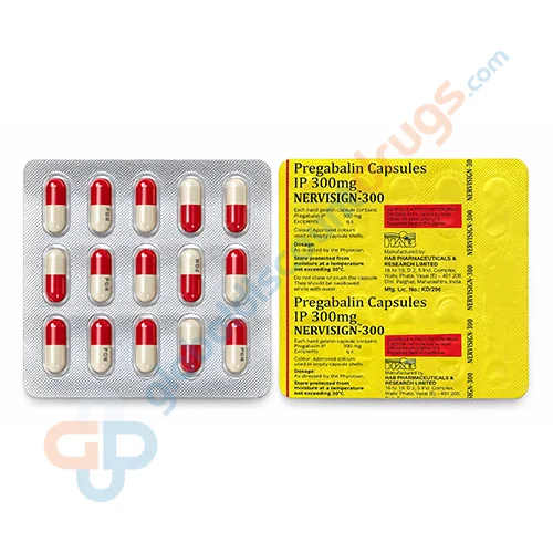 Buy Pregabalin 300mg Nervisign 300mg Capsule 15s tablets online