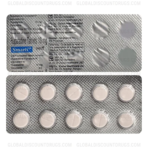 Buy Rupatadine 10mg strip online