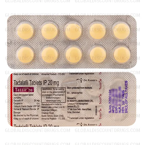 Buy Tazzle 20mg strip online