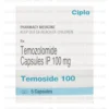 Temozolomide 100mg capsules