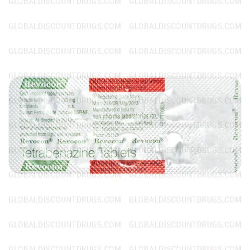 Buy Tetrabenazine 25mg strip online