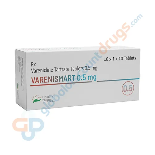 Buy Varenicline 0.5mg tablet (Varenismart 0.5mg)[1] online