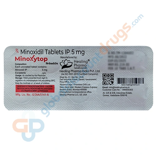 Buy Minoxidil 5mg tablets (Minoxytop 5mg)[1] online