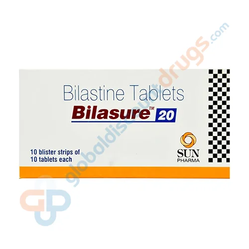 Bilastine-20mg-Bilasure-20mg-Tablet