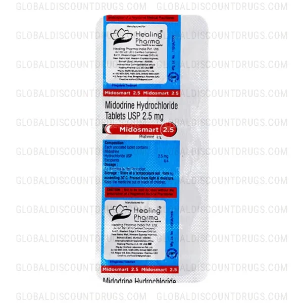 Midodrine-2.5mg-Midosmart-2.5mg-tablet