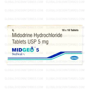 Buy Midodrine 5mg Midgeo 5mg tablet-gdd online